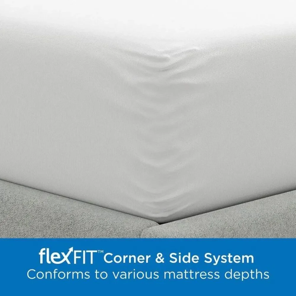 Queen Waterproof Zippered Mattress Protector - Fits 17
